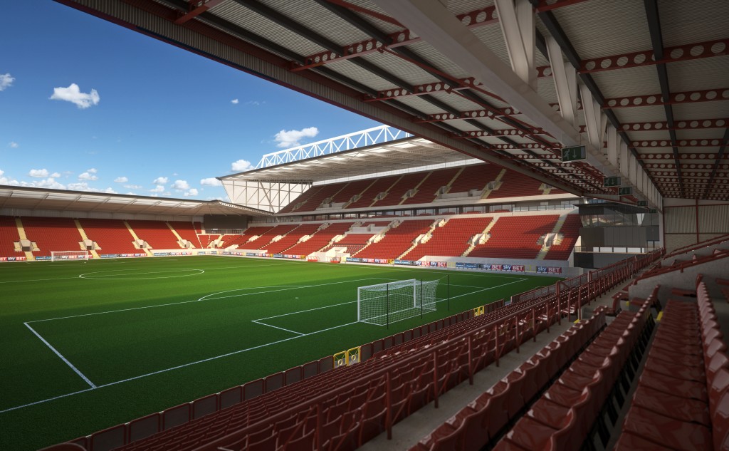 Bristol City FC 3D rendering – Architecture In Motion